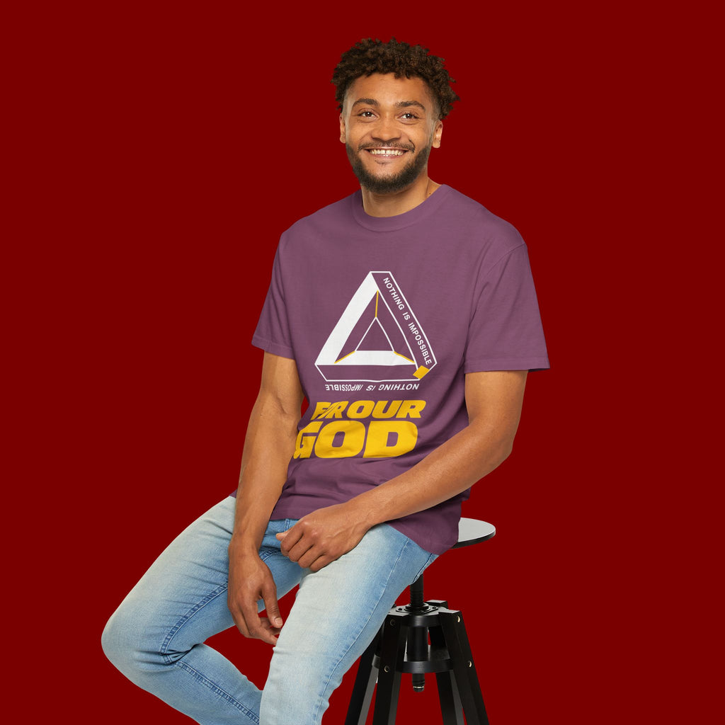 For Our God T‑Shirt — Christian Triangle Graphic Tee