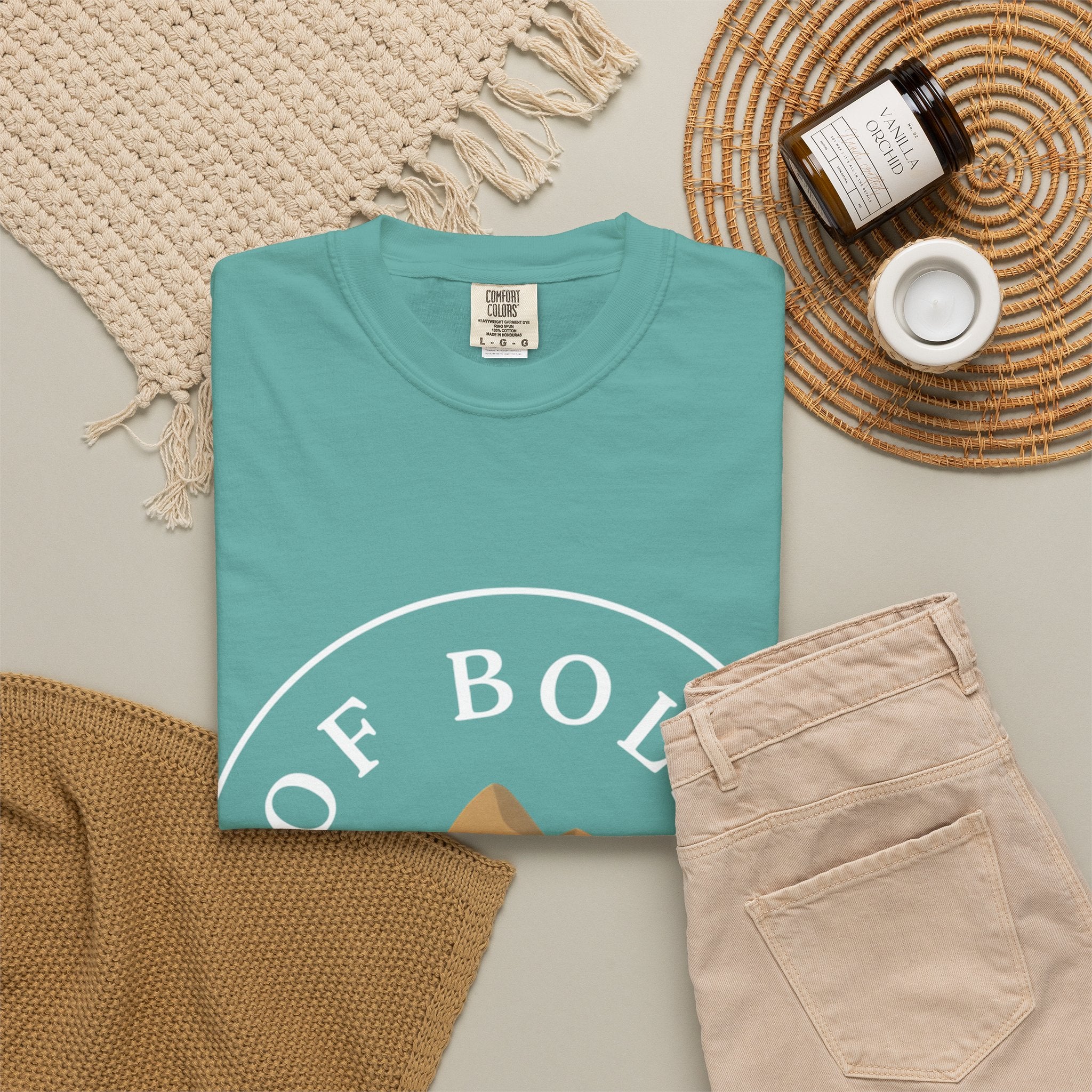 Of Bold Faith T-Shirt — Christian Mountain Faith Tee