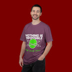 Nothing Is Impossible Christian T-Shirt — 'For Our God' Space Graphic