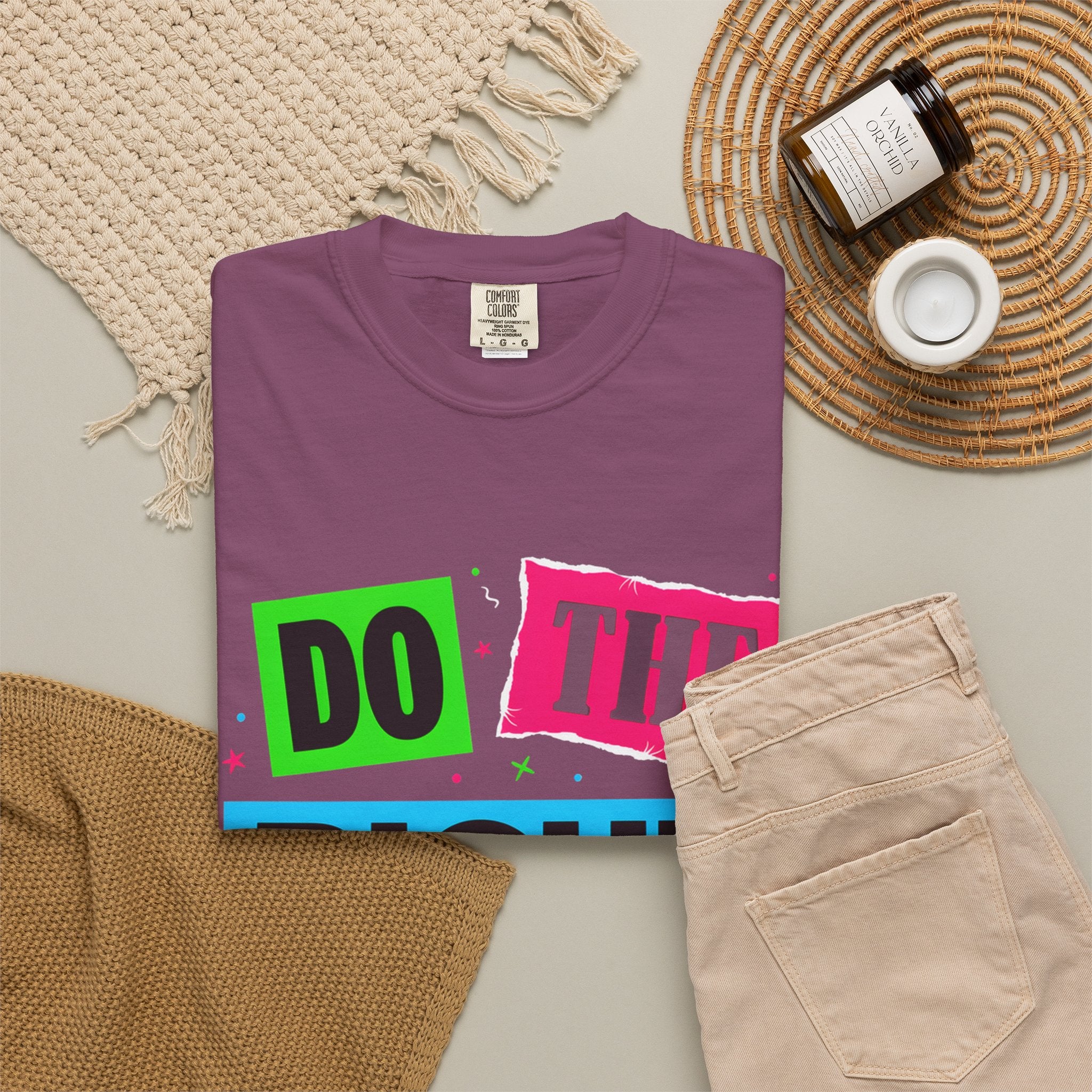 Do The Right Thing T-Shirt — Bold Retro Graphic Tee