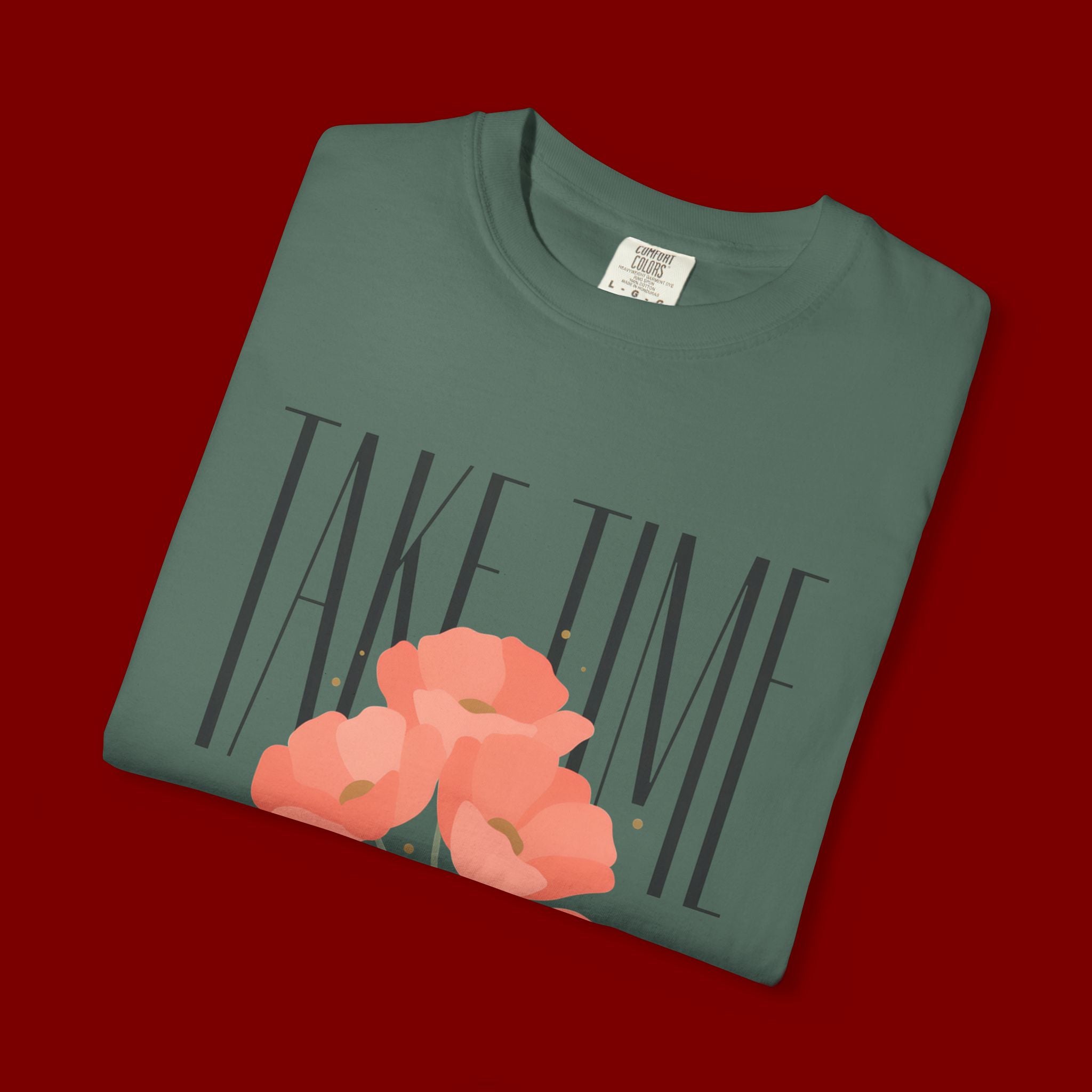 Take Time to Pray Floral T-Shirt — Christian Faith Graphic Tee