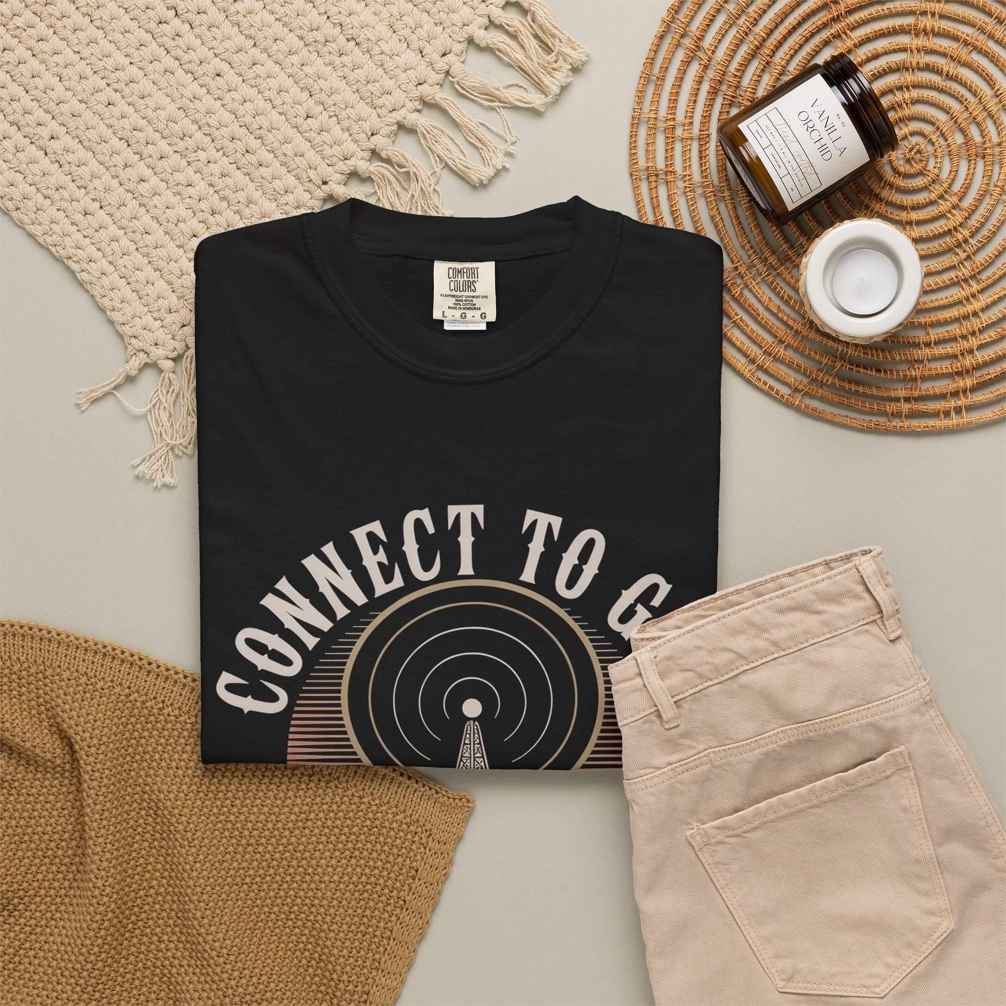 Connect to God T-Shirt — "The Password Is Prayer" Christian Faith Graphic Tee