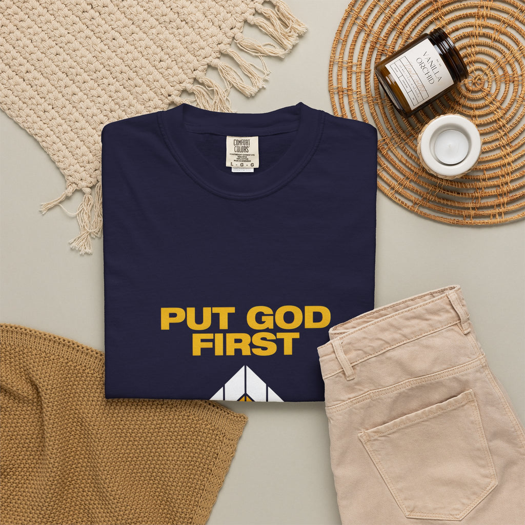 Put God First T-Shirt — Christian Faith Graphic Tee