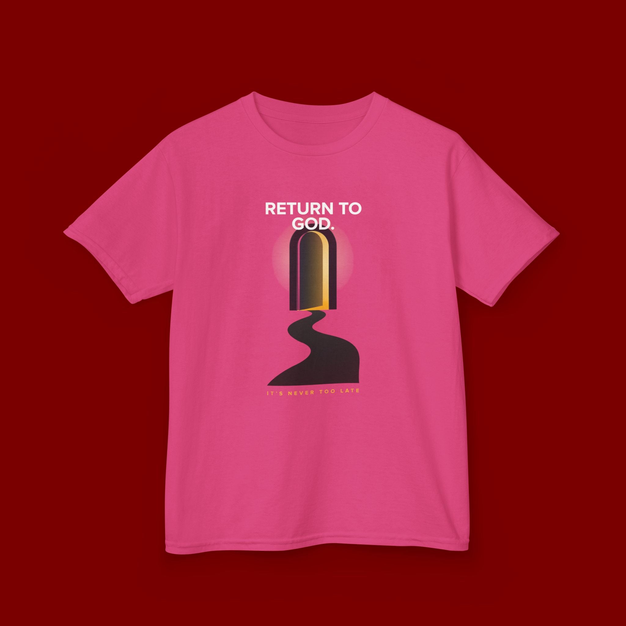 Kids T‑Shirt — "Return to God" Spiritual Graphic Tee
