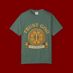 Trust God Compass T-Shirt — "Trust God No Matter What" Christian Faith Tee