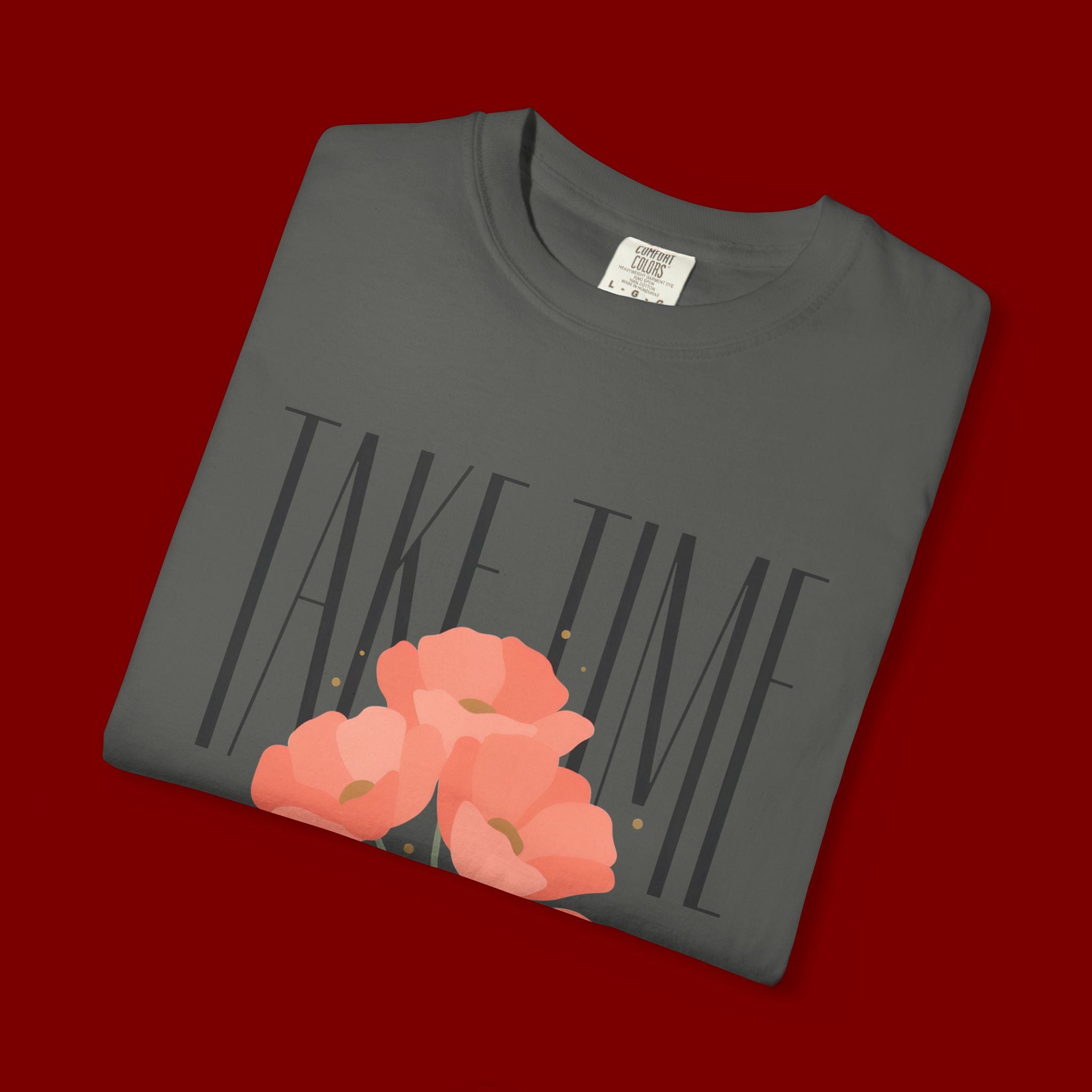 Take Time to Pray Floral T-Shirt — Christian Faith Graphic Tee