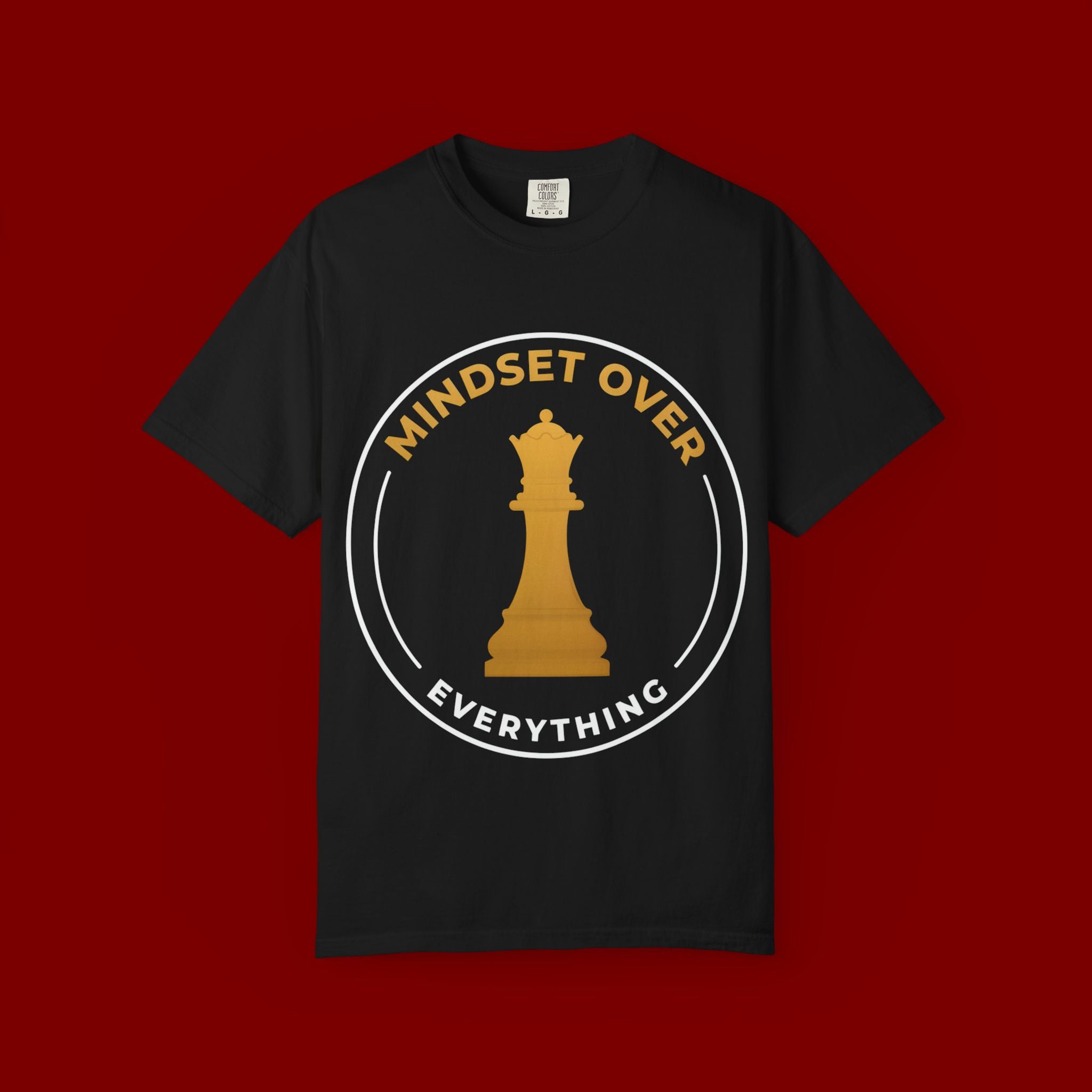 Mindset Over Chess Queen T-Shirt