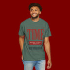 TIME Never Comes Again T-Shirt — Vintage Ticket Graphic Tee