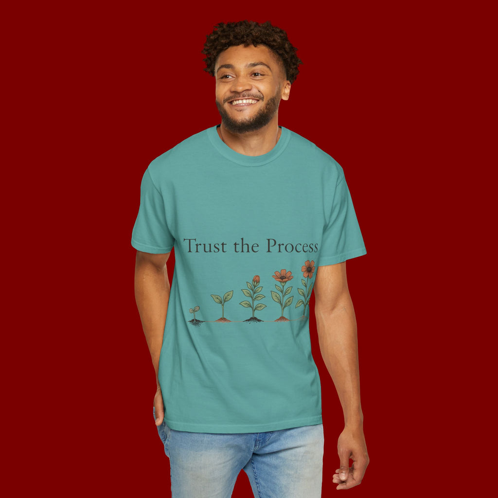 Trust the Process Floral T-Shirt — Growth Graphic Tee
