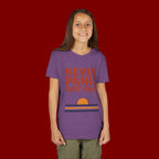Youth Tee — "Never Panic Just Pray" Retro Sunset Kids T-Shirt