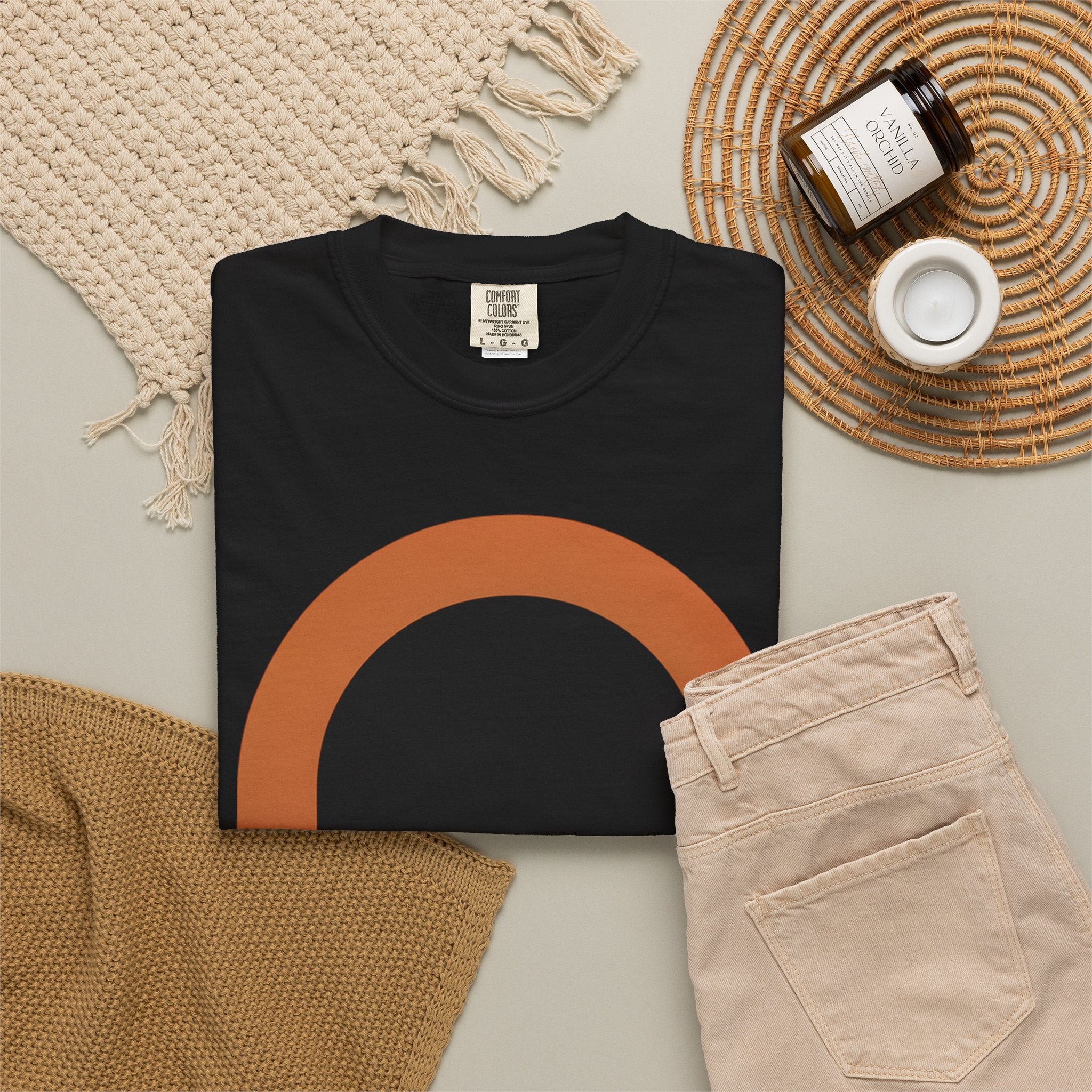 Still Faithful Sunset T-Shirt — Minimal Christian Graphic Tee