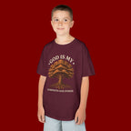 Autumn Oak Tree Kids T‑Shirt — Cozy Fall Nature Tee for Children