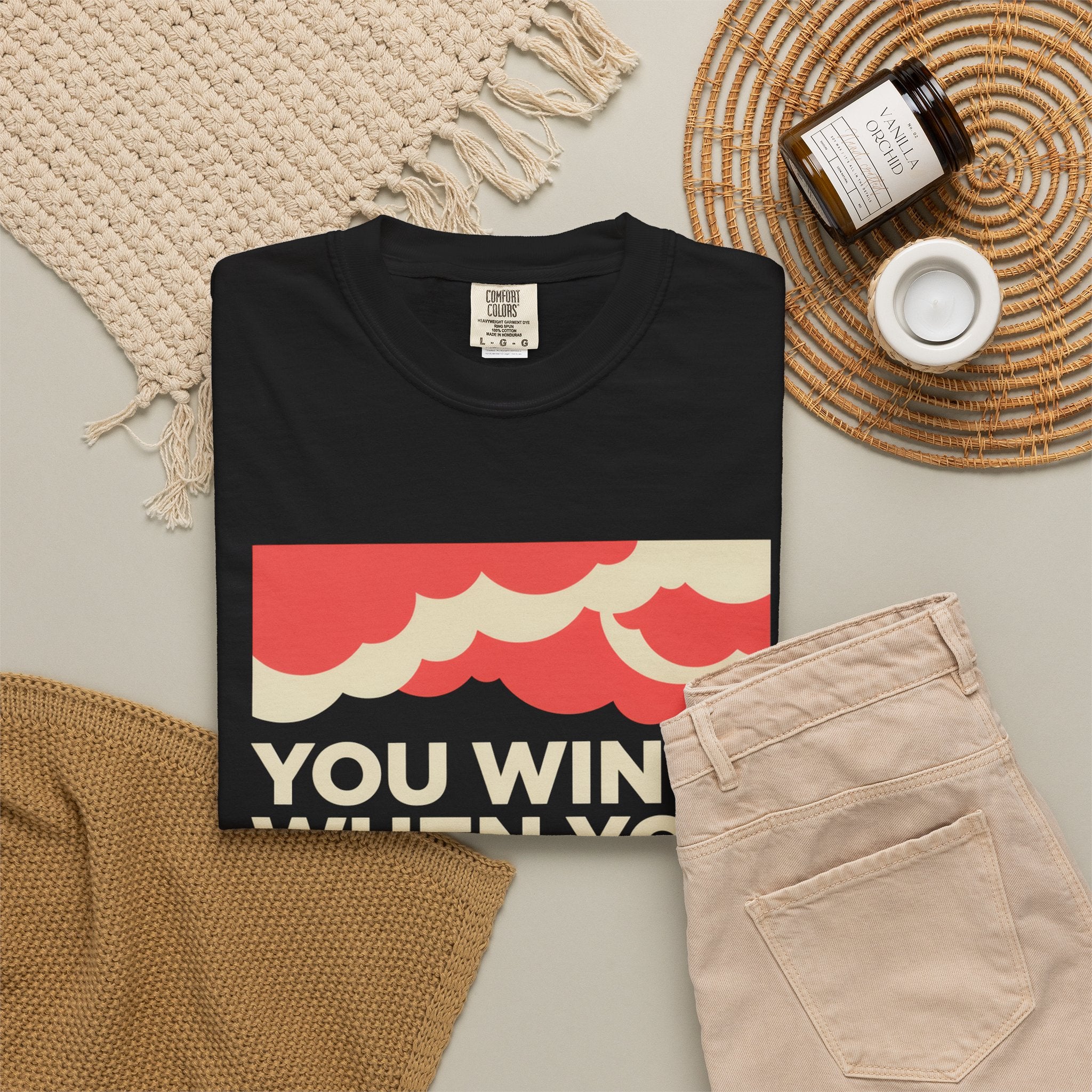 You Win When You Pray T-Shirt — Vintage Wave Faith Tee