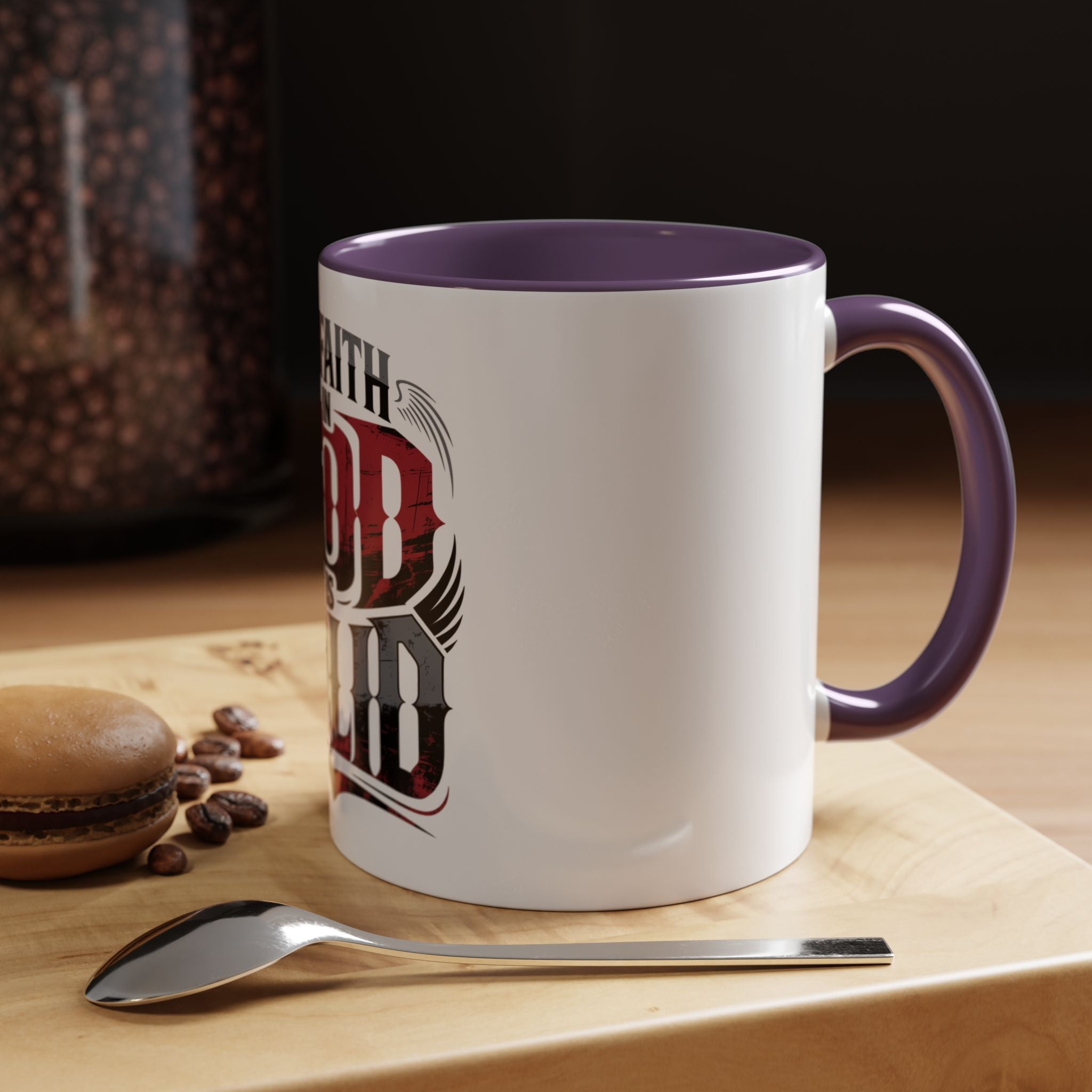 Faith Mug - "My Faith in God is Solid" Christian Coffee Cup (11/15oz)