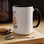 Praise the Lord Coffee Mug – Retro Christian Faith Accent Mug (11/15oz)