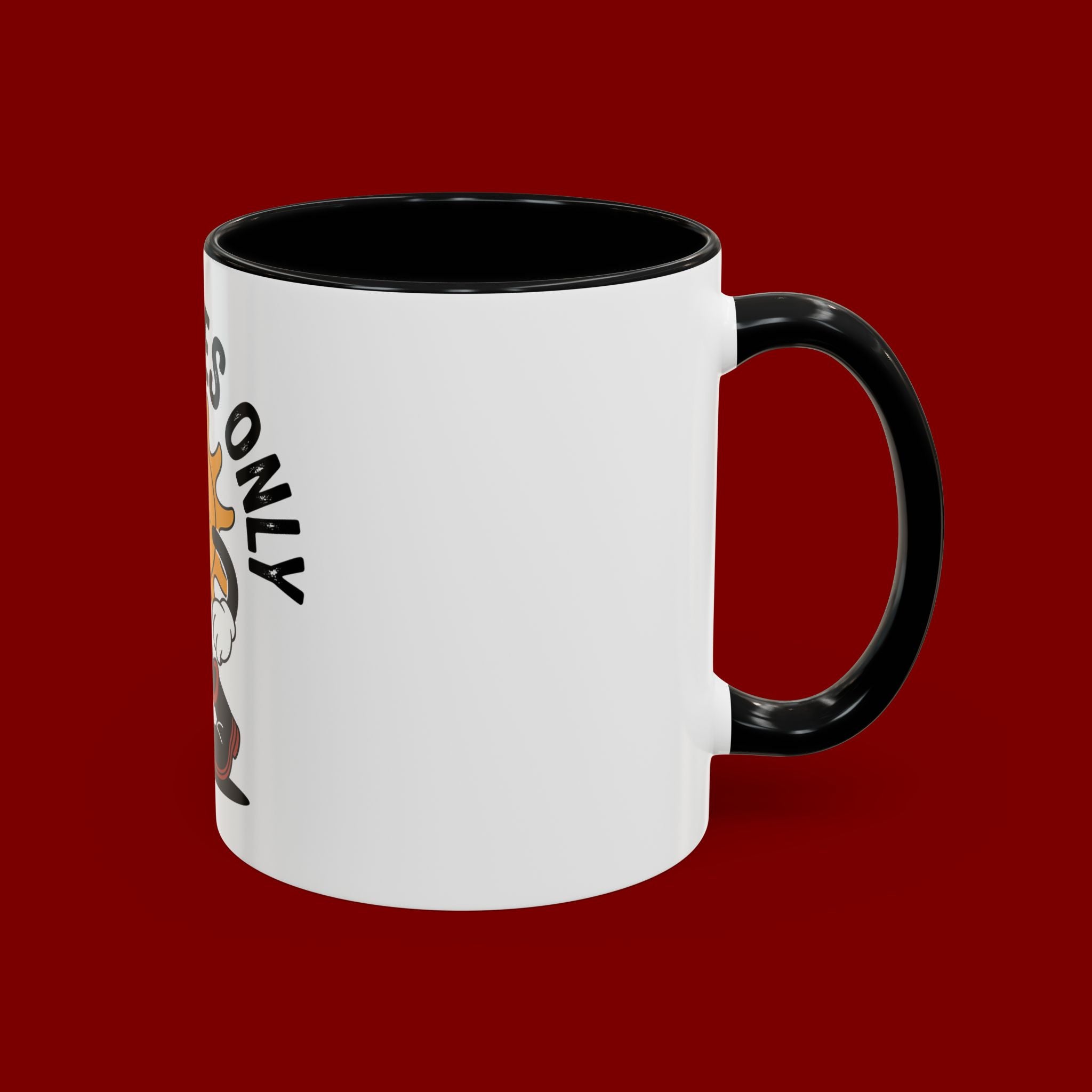 Good Vibes Only Coffee Mug - Retro Sun Cartoon Accent Mug (11/15oz)