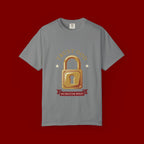 Trust God Padlock T-Shirt — "No Matter What" Christian Faith Tee