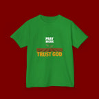 Kids Tee — "Trust God" Sprout Graphic
