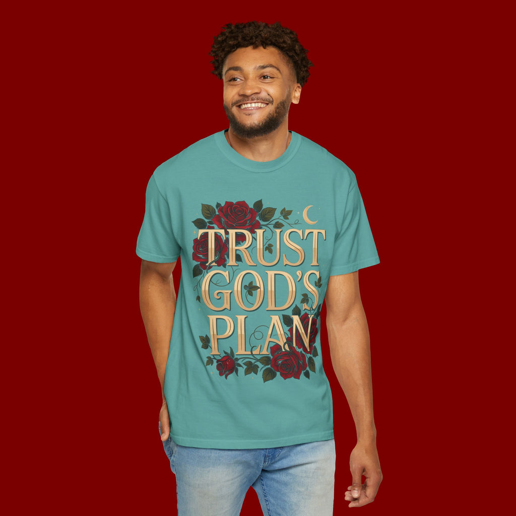 Trust God’s Plan T-Shirt — Floral Faith Graphic Tee