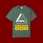 For Our God T‑Shirt — Christian Triangle Graphic Tee