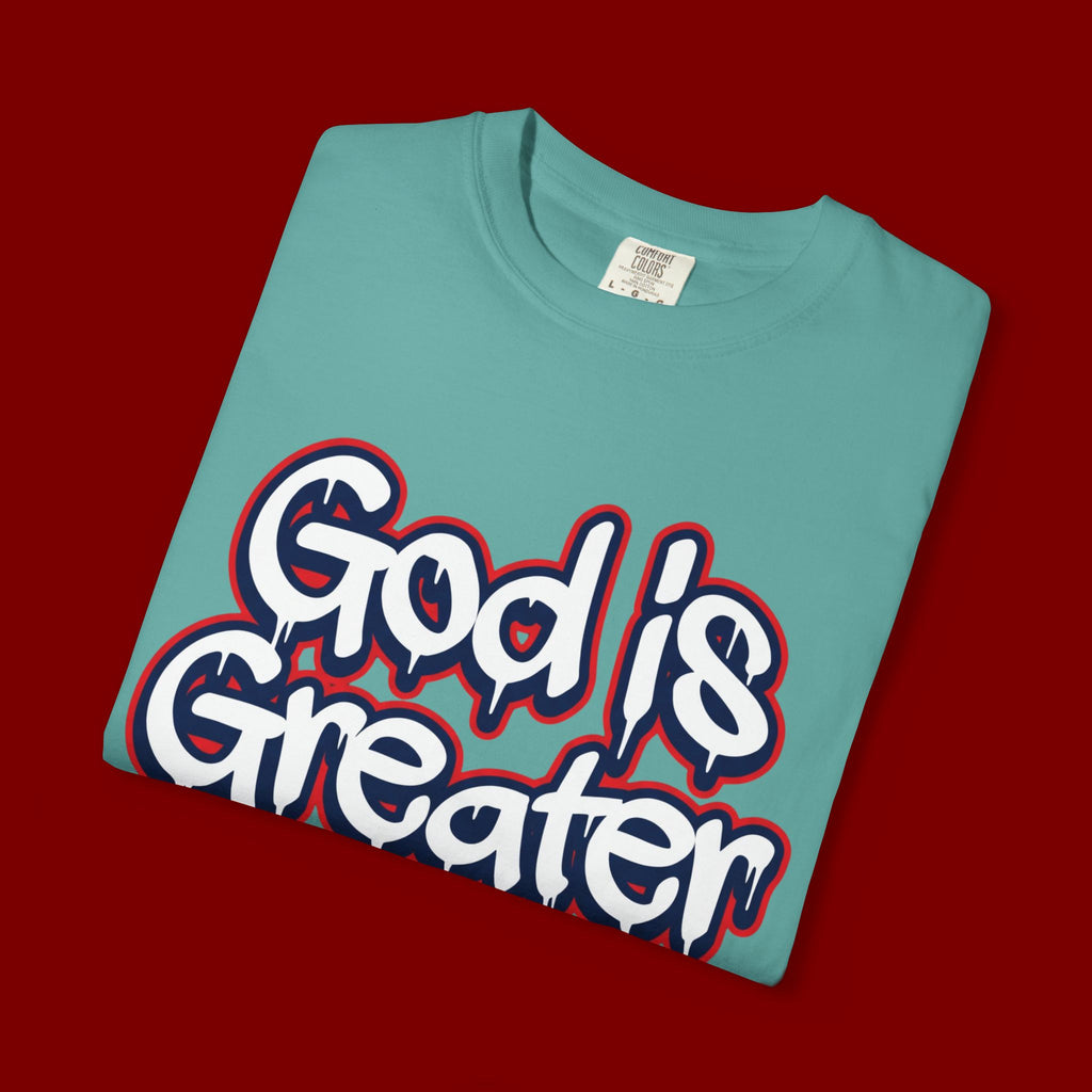 God Is Greater American Flag T-Shirt