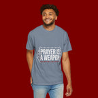 Prayer Is A Weapon T-Shirt — Christian Faith Graphic Tee