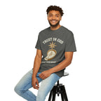 Trust in God Compass T-Shirt — "Trust In God With All Your Heart" Christian Faith Tee