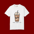 Positive Iced Coffee T-Shirt — Mind • Vibes • Life Graphic Tee