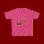 Kids Tee — Scales Design with 'Pray More' & 'Fear Less' Inspirational Graphic