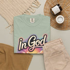 T-Shirt — “In God the Heart Finds Peace” Religious Faith Tee