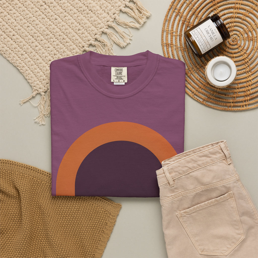 Still Faithful Sunset T-Shirt — Minimal Christian Graphic Tee