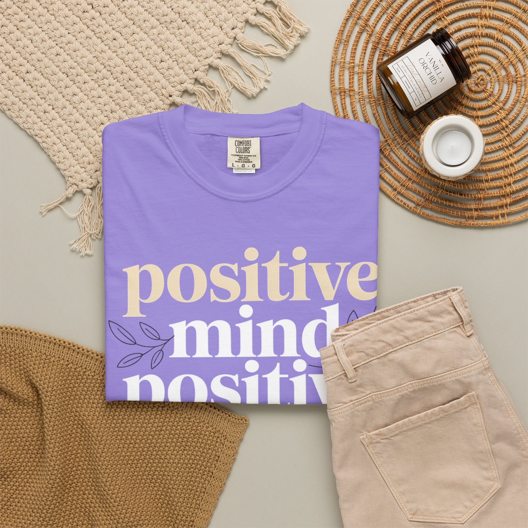 Positive Mind Positive Vibes Positive Life T-Shirt