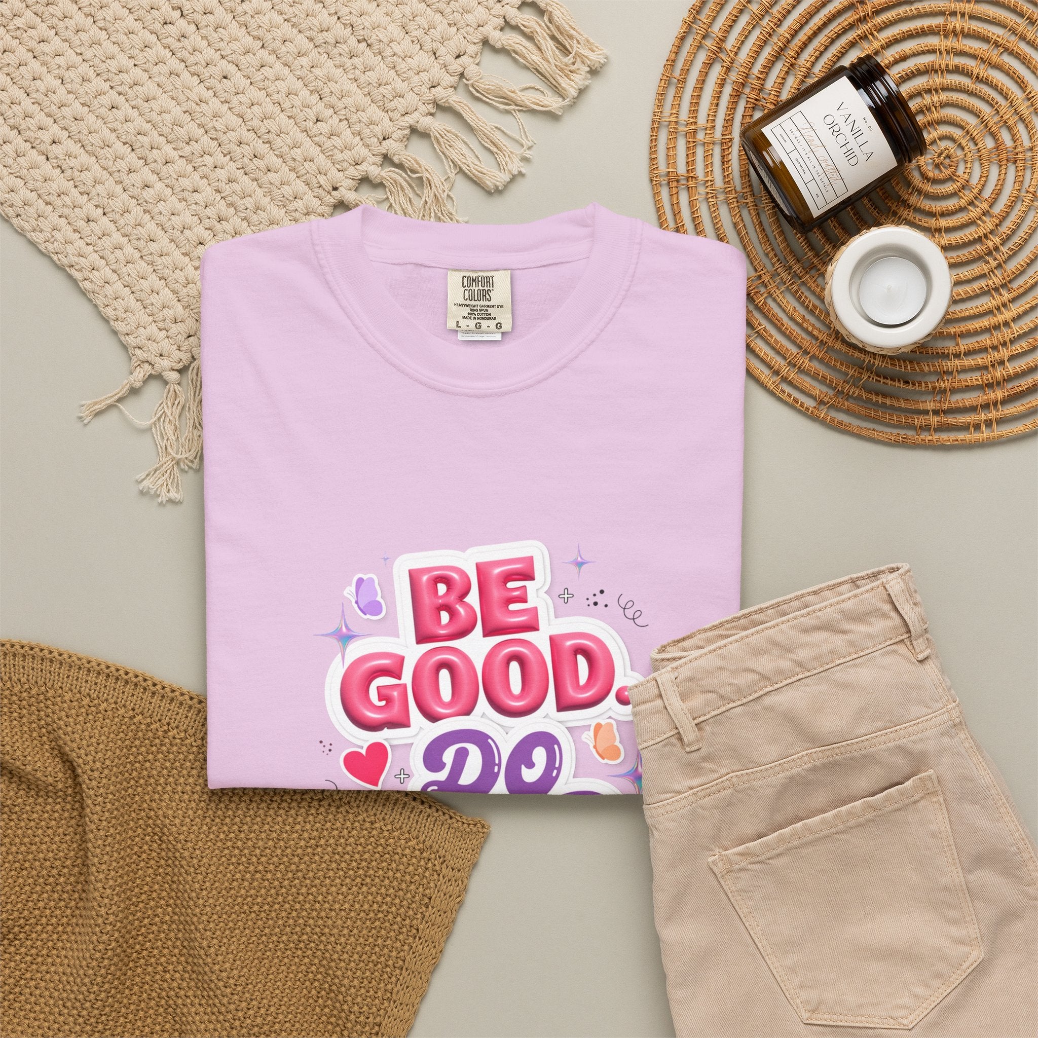 Be Good Do Good Feel Good T-Shirt — Positive Message Graphic Tee