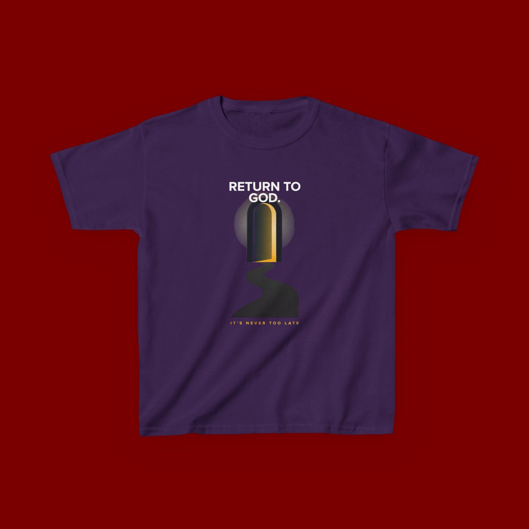 Kids T‑Shirt — "Return to God" Spiritual Graphic Tee