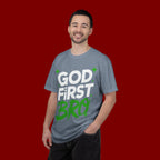 God First Bro T-Shirt — Faith Graphic Tee for Guys
