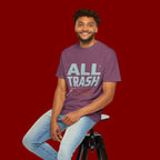 ALL TRASH No Trailer Graphic T-Shirt — Funny Retro Statement Tee