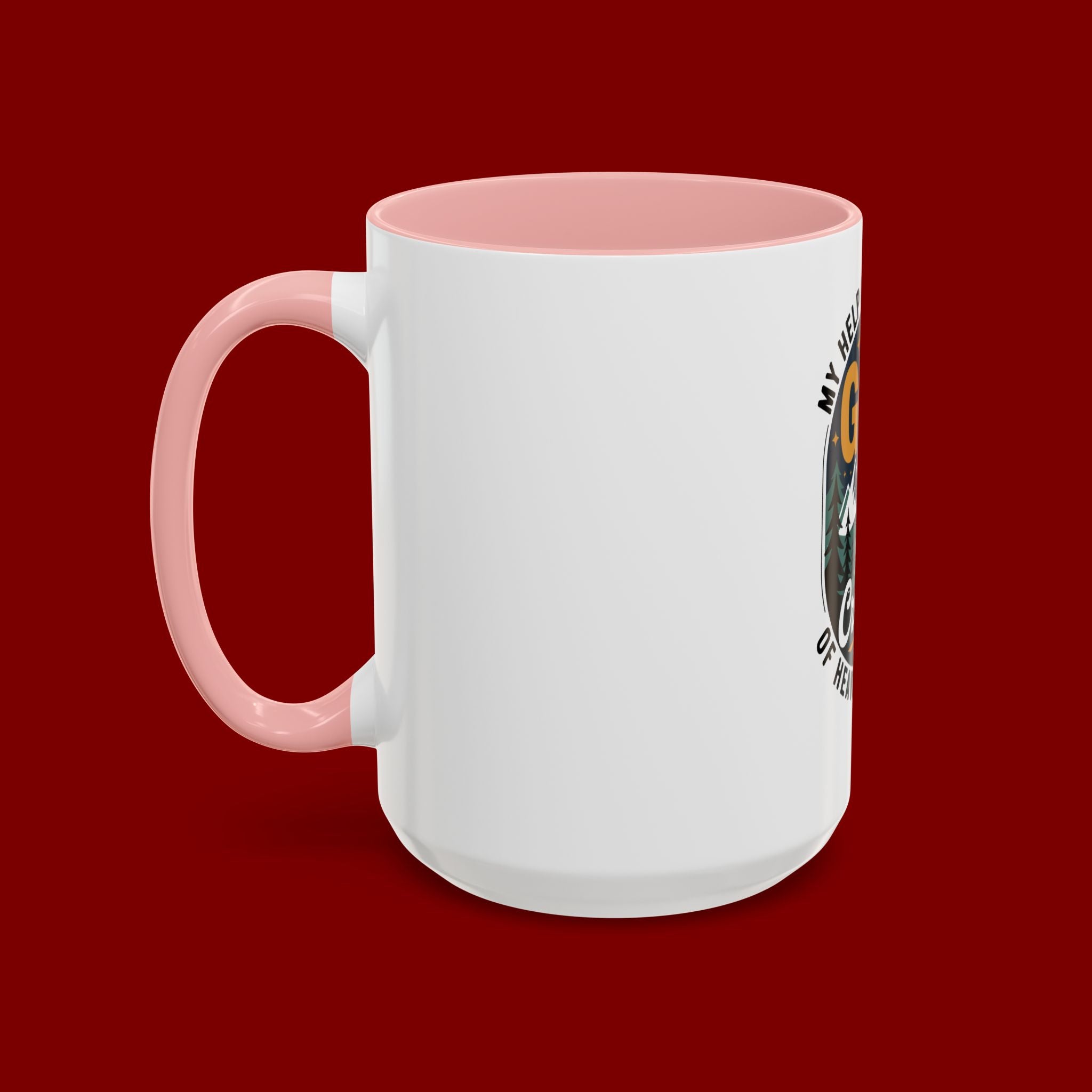 Christian Coffee Mug — “My Help Is Only From God The Creator” Accent Mug