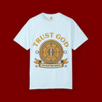 Trust God Compass T-Shirt — "Trust God No Matter What" Christian Faith Tee