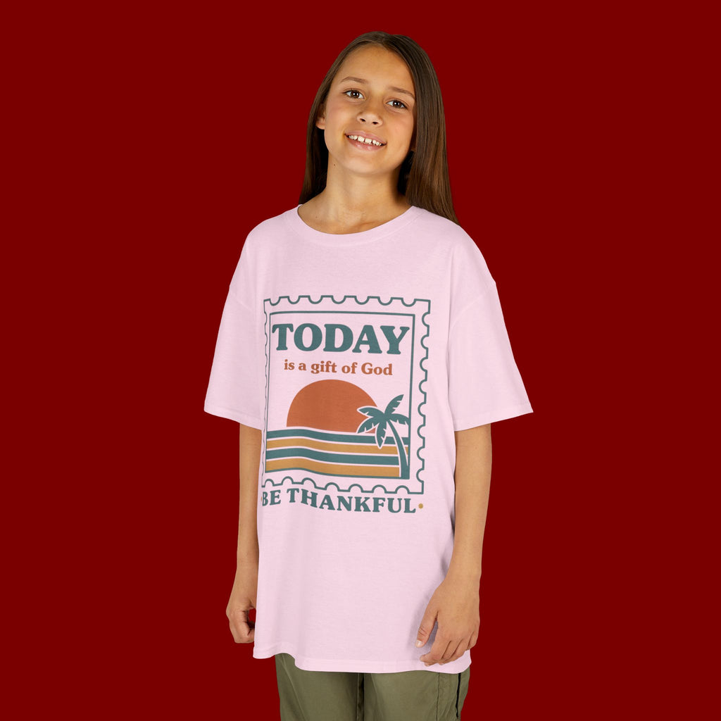 Kids 'Today Is a Gift of God - Be Thankful' Graphic Tee