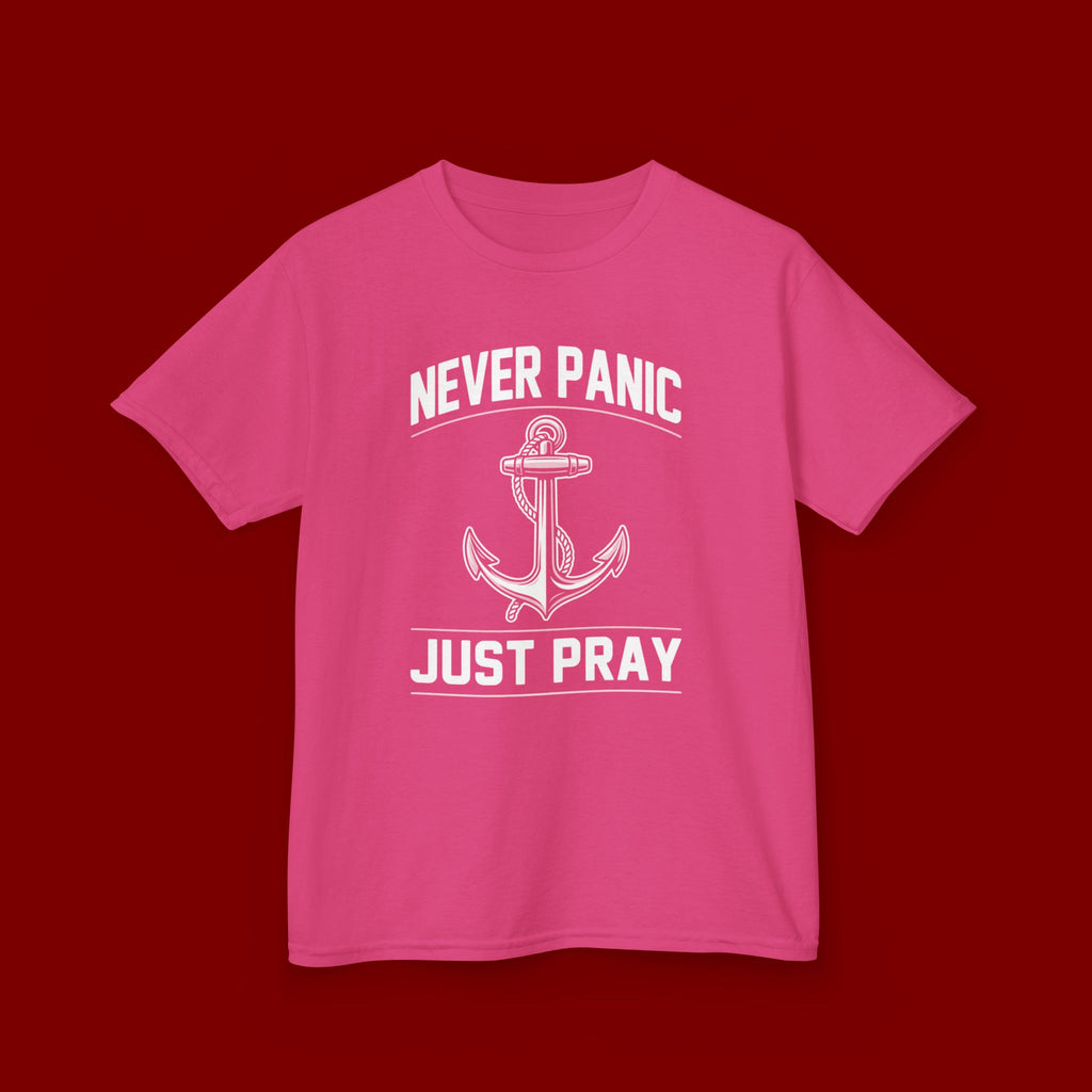 Kids T-Shirt - Plain White Heavy Cotton Tee (Everyday Wear, School & Play)
