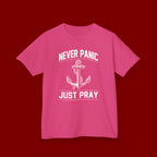 Kids T-Shirt - Plain White Heavy Cotton Tee (Everyday Wear, School & Play)