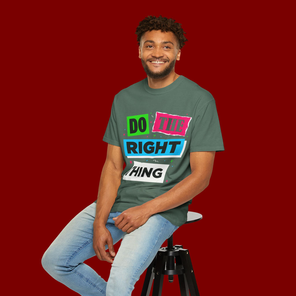 Do The Right Thing T-Shirt — Bold Retro Graphic Tee