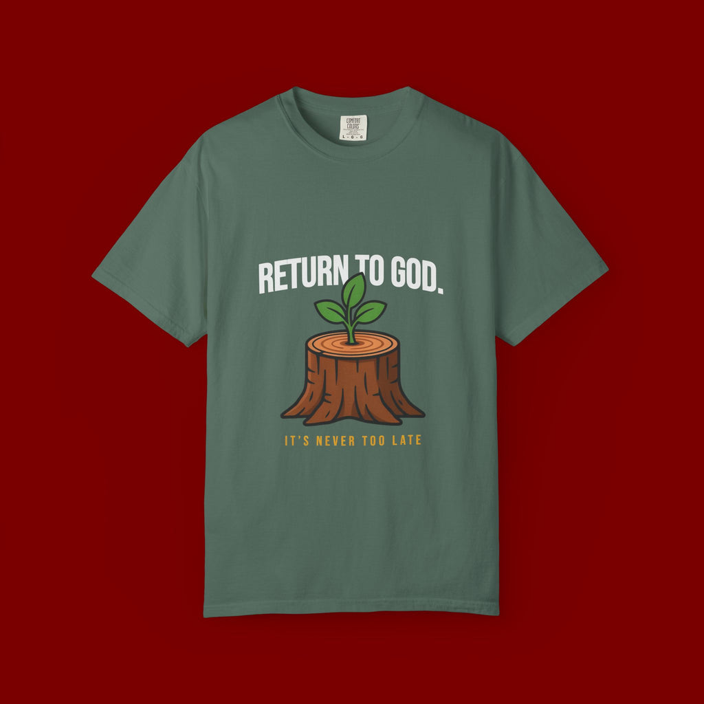 T-Shirt — "Return to God" Seedling Graphic Tee