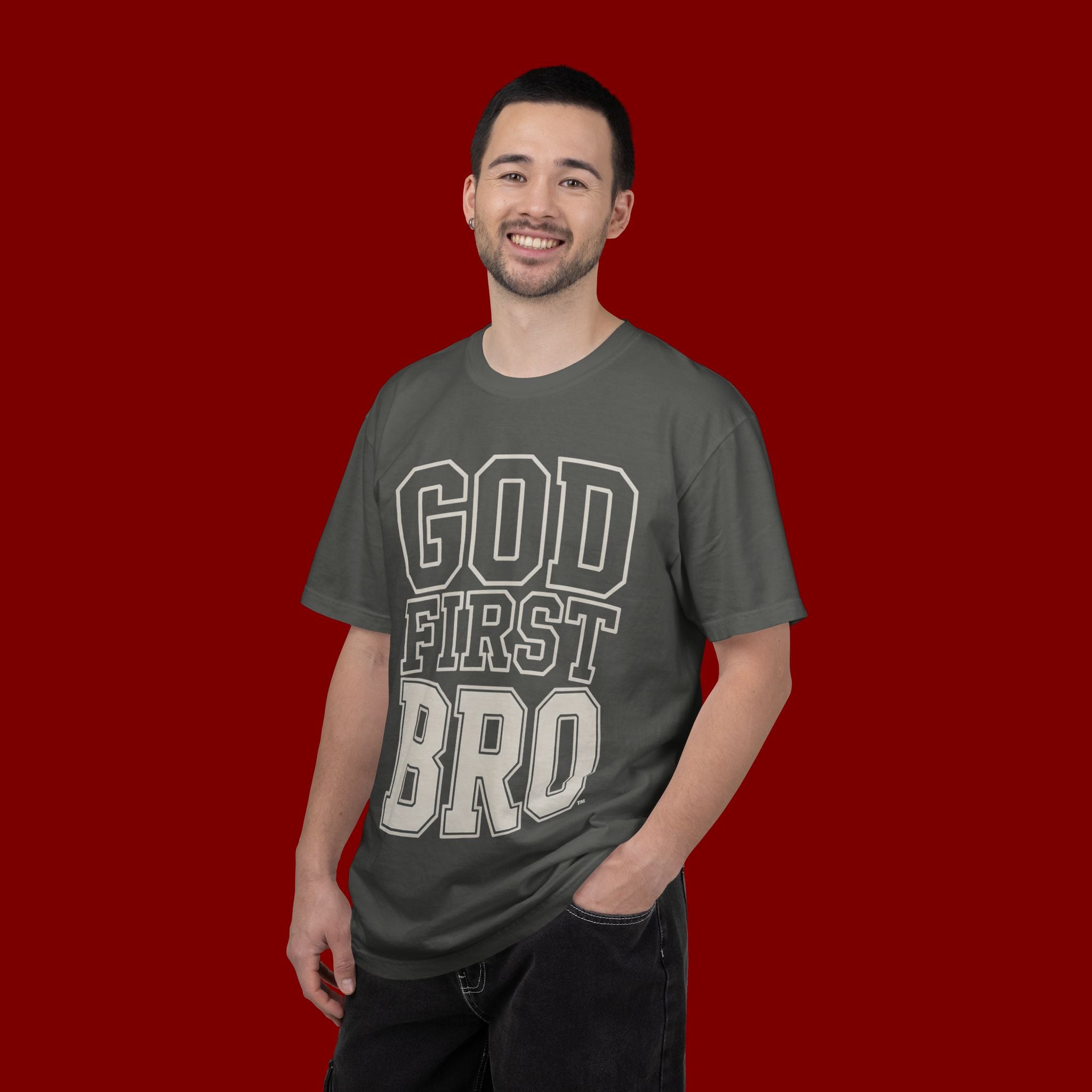 God First Bro T-Shirt — Faith-Based Graphic Tee
