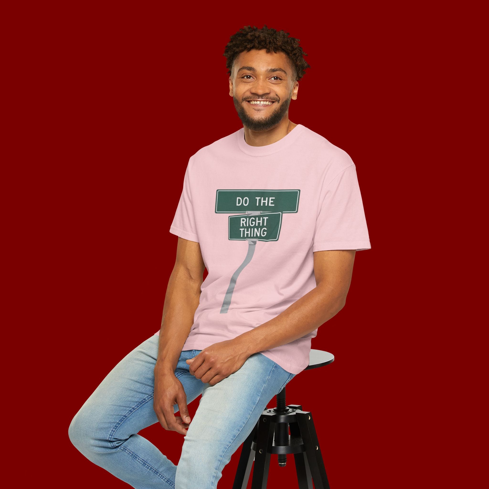 Do The Right Thing Street Sign T-Shirt