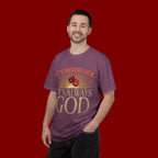 "It's Never Luck, It's Always God" Christian Graphic T-Shirt