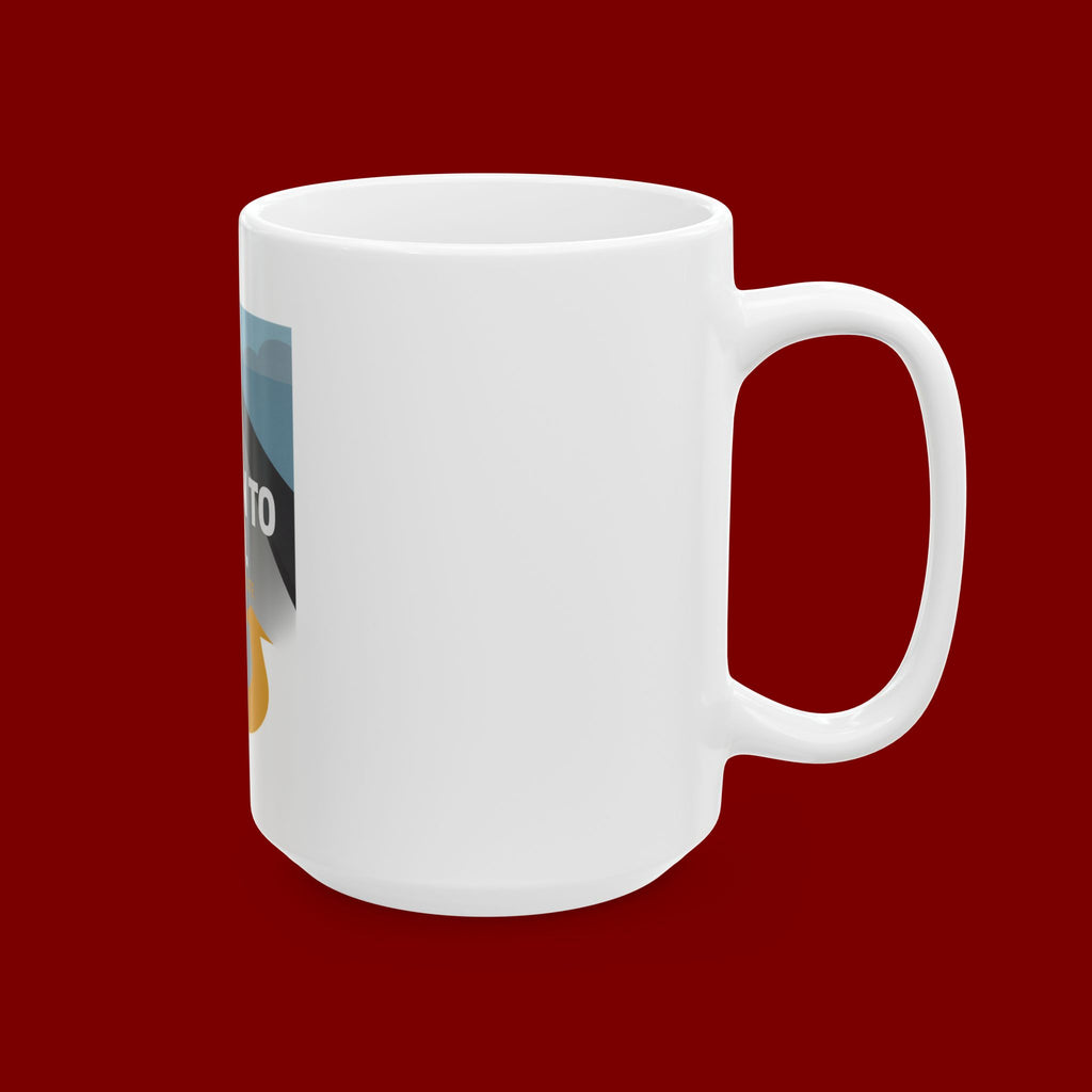 Inspirational 'Return to God' Ceramic Mug — Faith Road U-Turn Design (11oz, 15oz)
