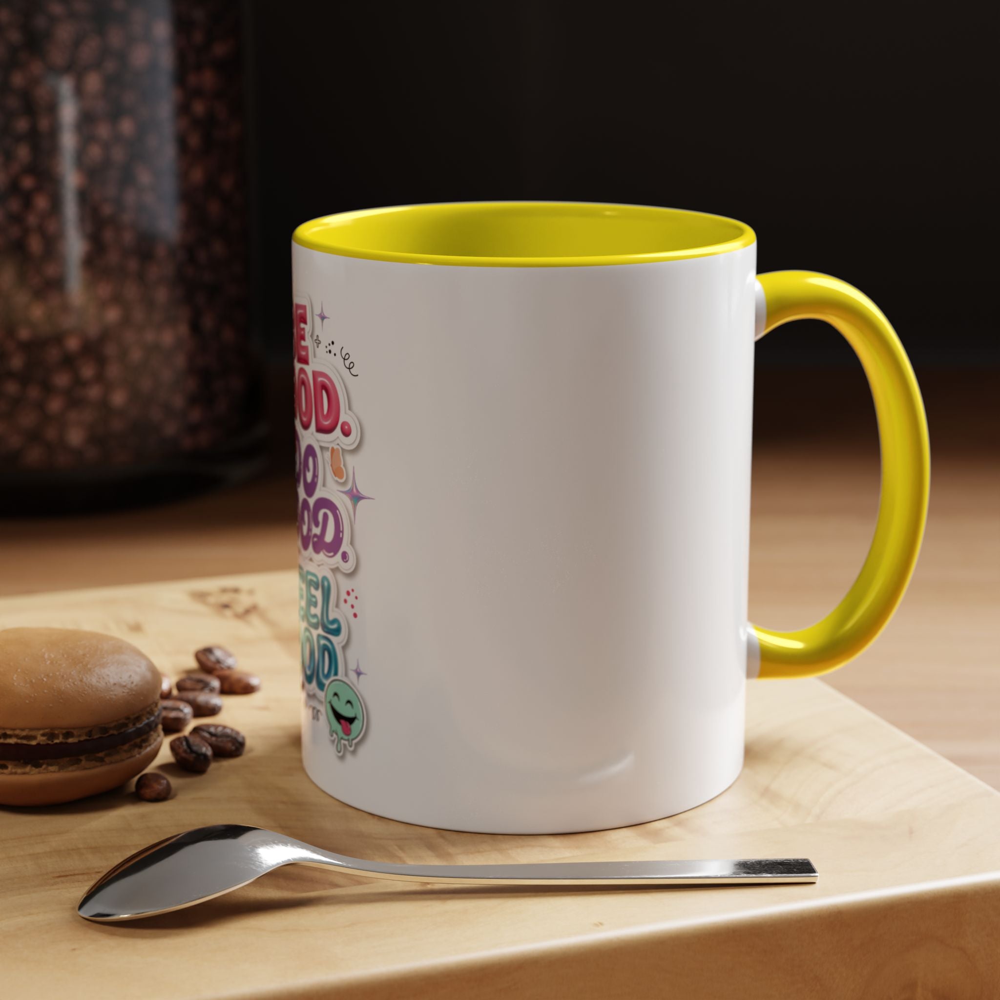 Be Good. Do Good. Feel Good. Accent Coffee Mug — Inspirational Positive Vibes Ceramic Mug (11/15 oz)