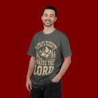 Praise the Lord Mountain T-Shirt — Christian Faith Outdoor Tee