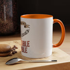 Accent Coffee Mug — "Faith Makes the Impossible Possible" Inspirational Ceramic Mug